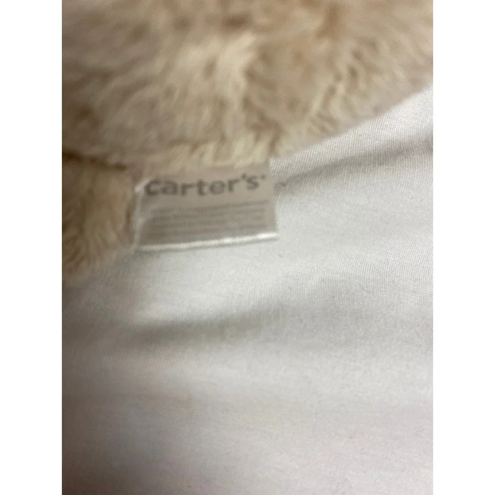 Carters Plush Teddy Bear Musical Crib Pull Toy Abc alphabet Twinkle little star